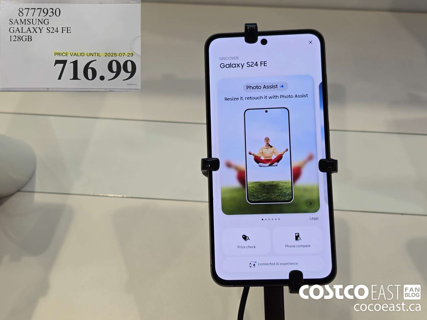 8777930 SAMSUNG GALAXY S24 FE 128GB $716.99