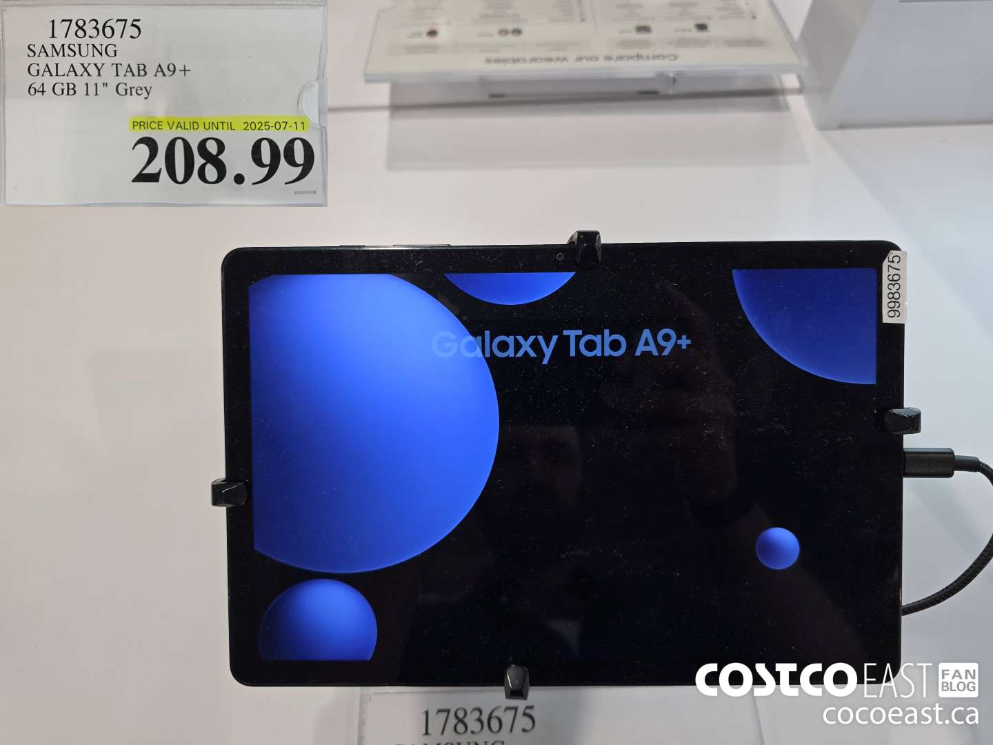 1783675 SAMSUNG GALAXY TAB A9+ 64GB 11