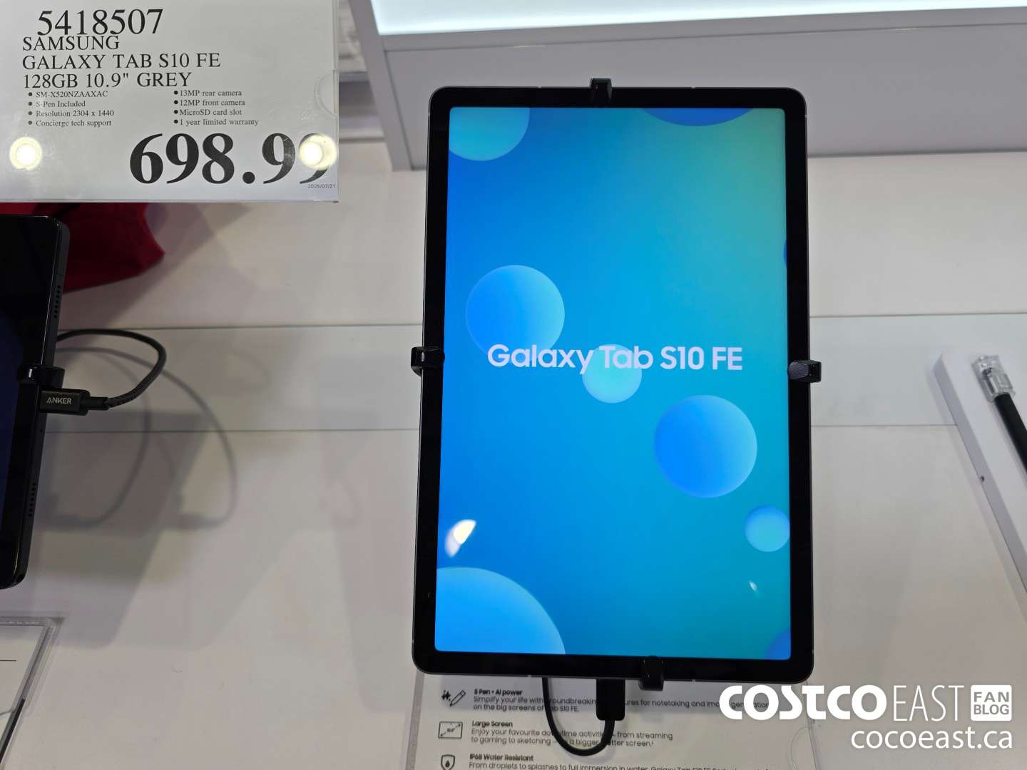 5418507 SAMSUNG GALAXY TAB S10 FE 128GB 10.9