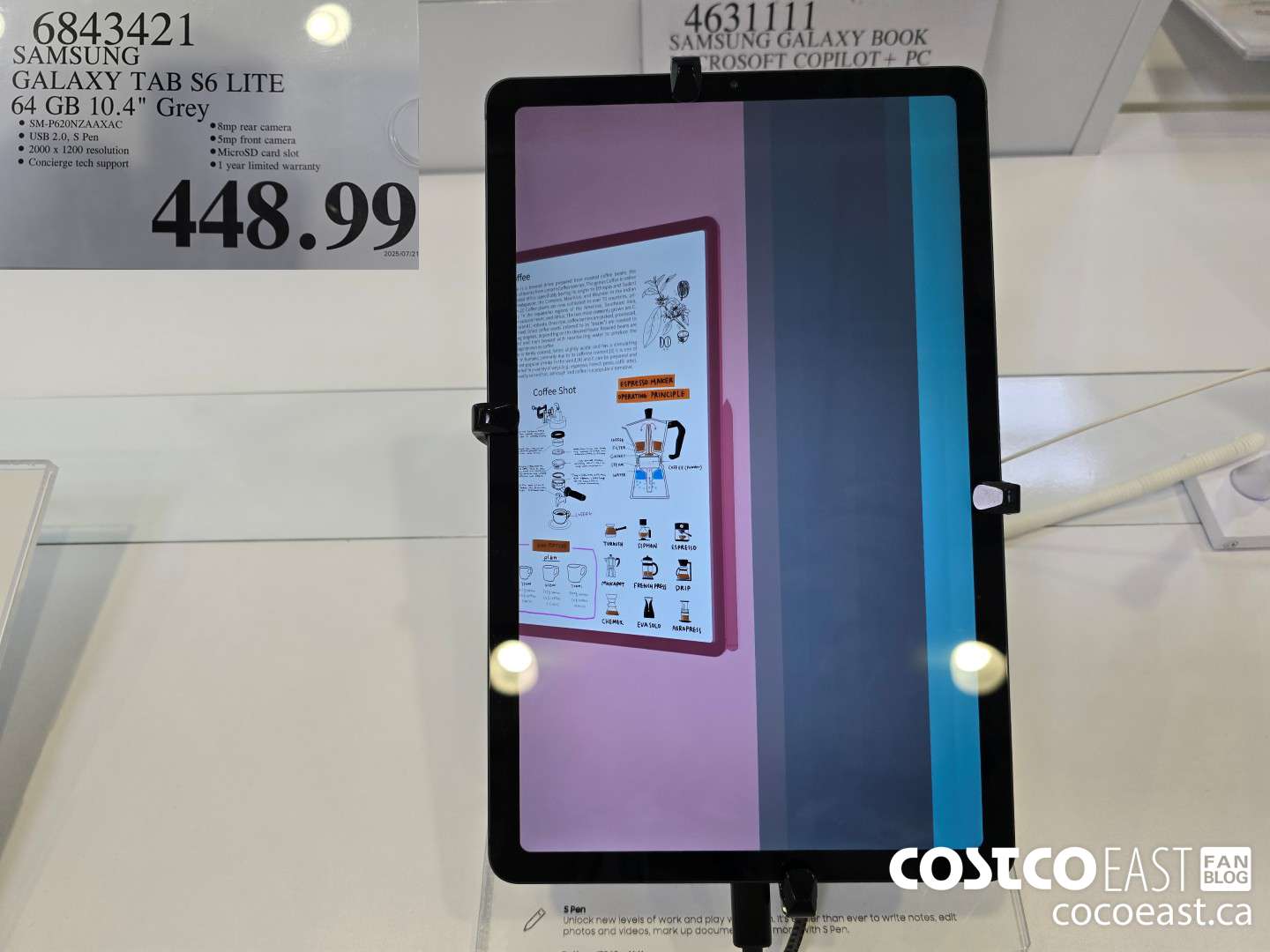 6843421 SAMSUNG GALAXY TAB S6 LITE 64GB 10.4