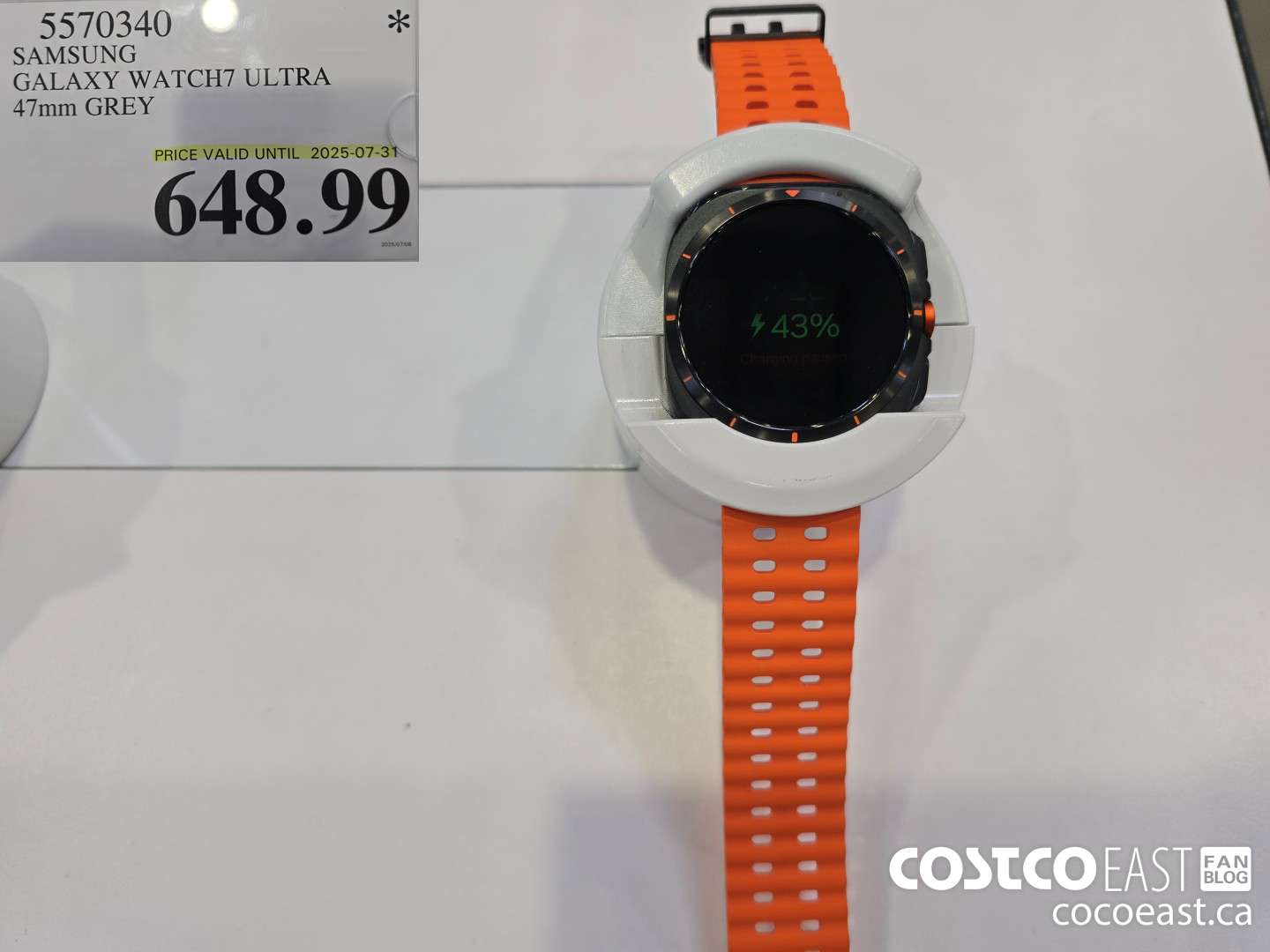 5570340 SAMSUNG GALAXY WATCH7 ULTRA 47mm GREY $648.99