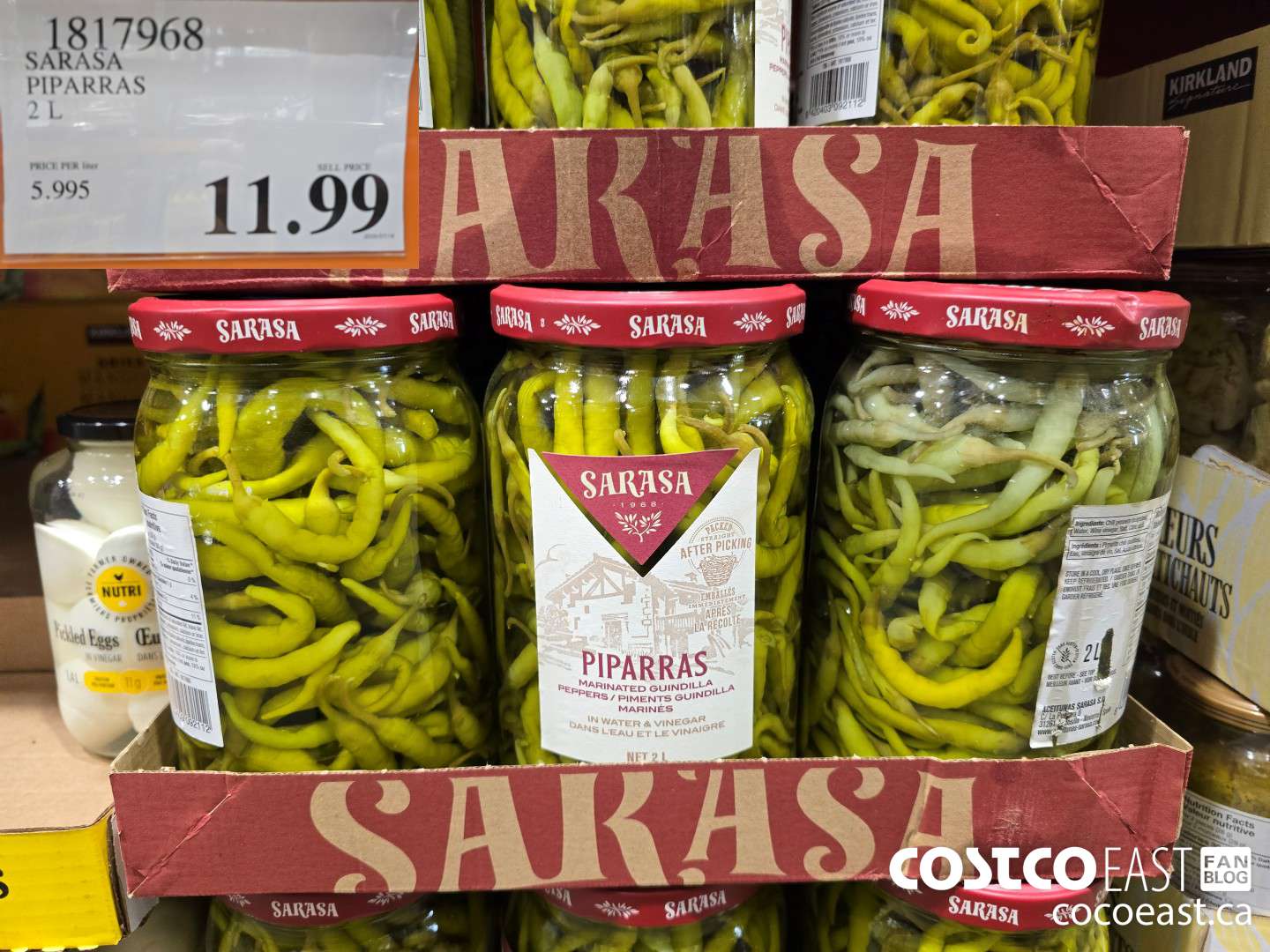 1817968 SARASA PIPARRAS 2 L $11.99