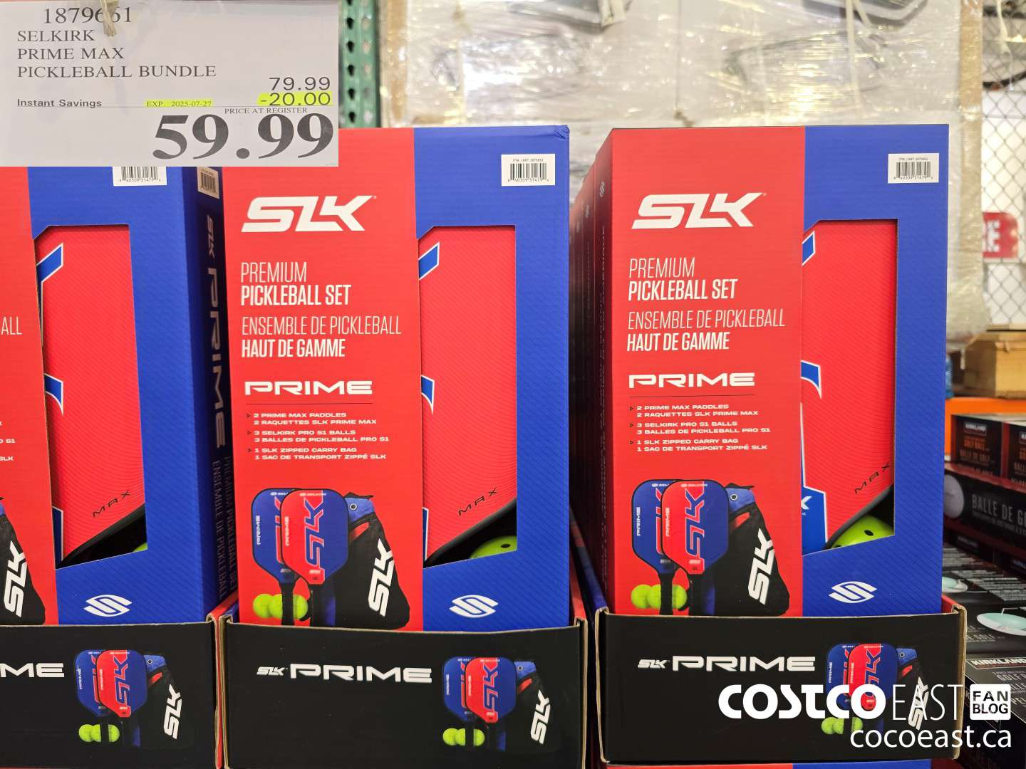 1879661 SELKIRK PRIME MAX PICKLEBALL BUNDLE ($20.00 INSTANT SAVINGS EXPIRES ON 2025-07-27) $59.99