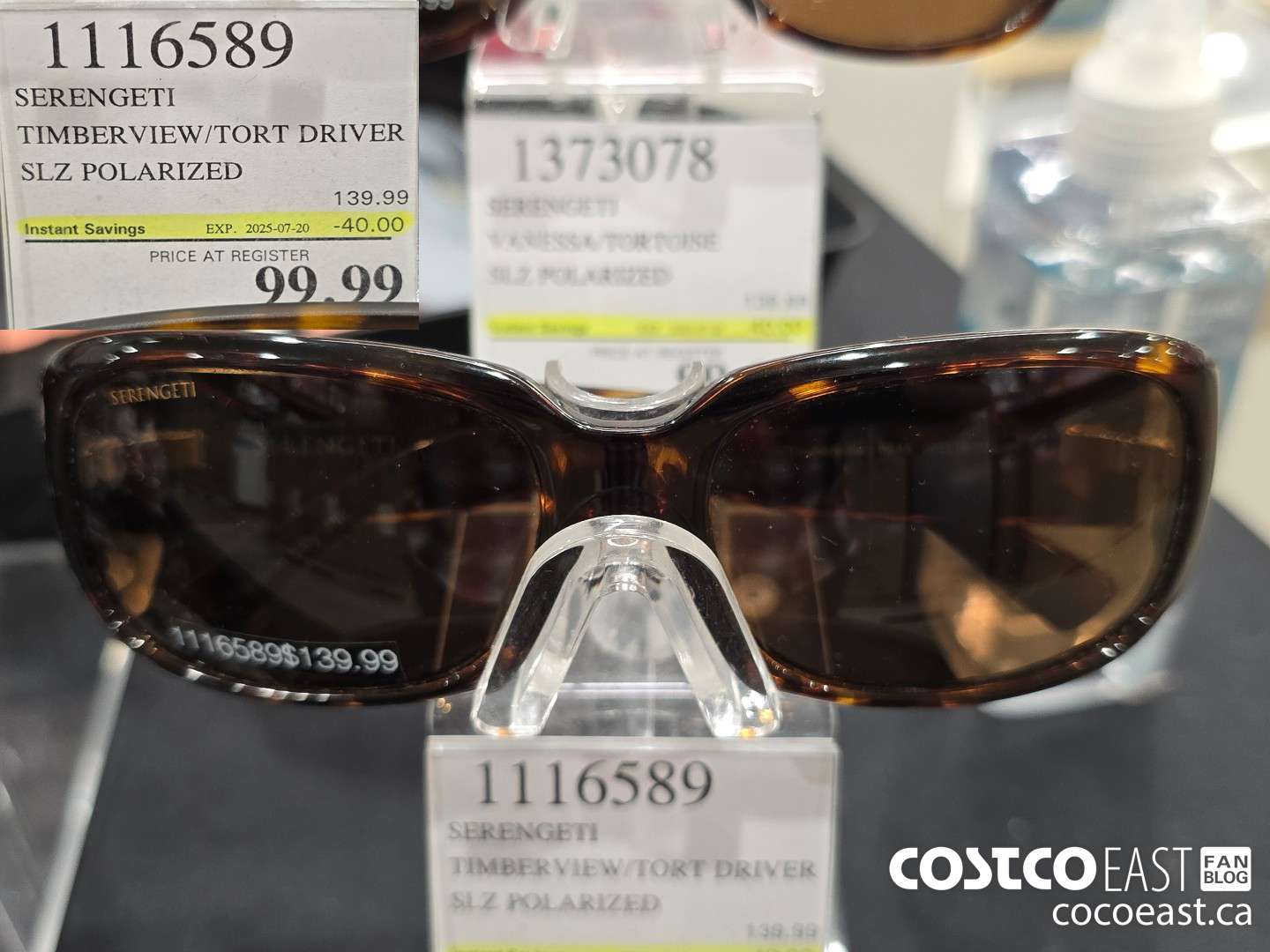 1116589 SERENGETI TIMBERVIEW/TORT DRIVER SLZ POLARIZED ($40.00 INSTANT SAVINGS EXPIRES ON 2025-07-20) $99.99