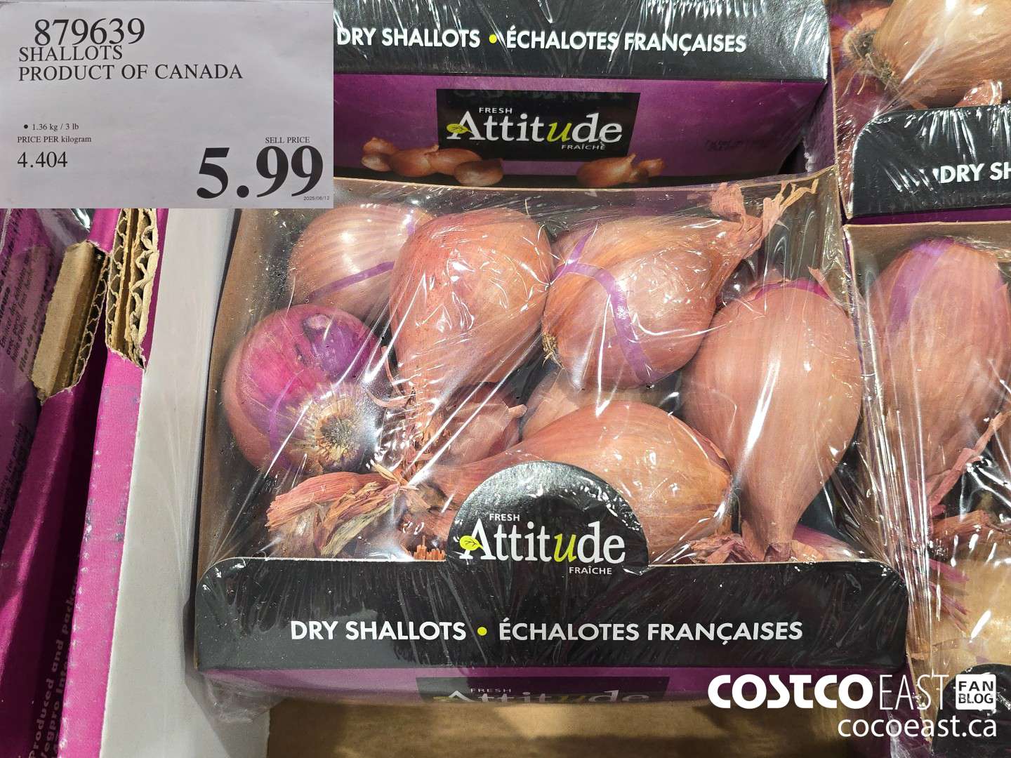 879639 SHALLOTS PRODUCT OF CANADA $5.99