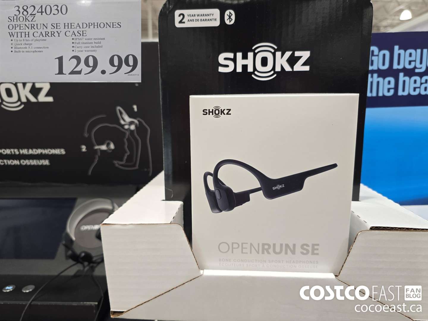 3824030 SHOKZ OPENRUN SE HEADPHONES WITH CARRY CASE $129.99