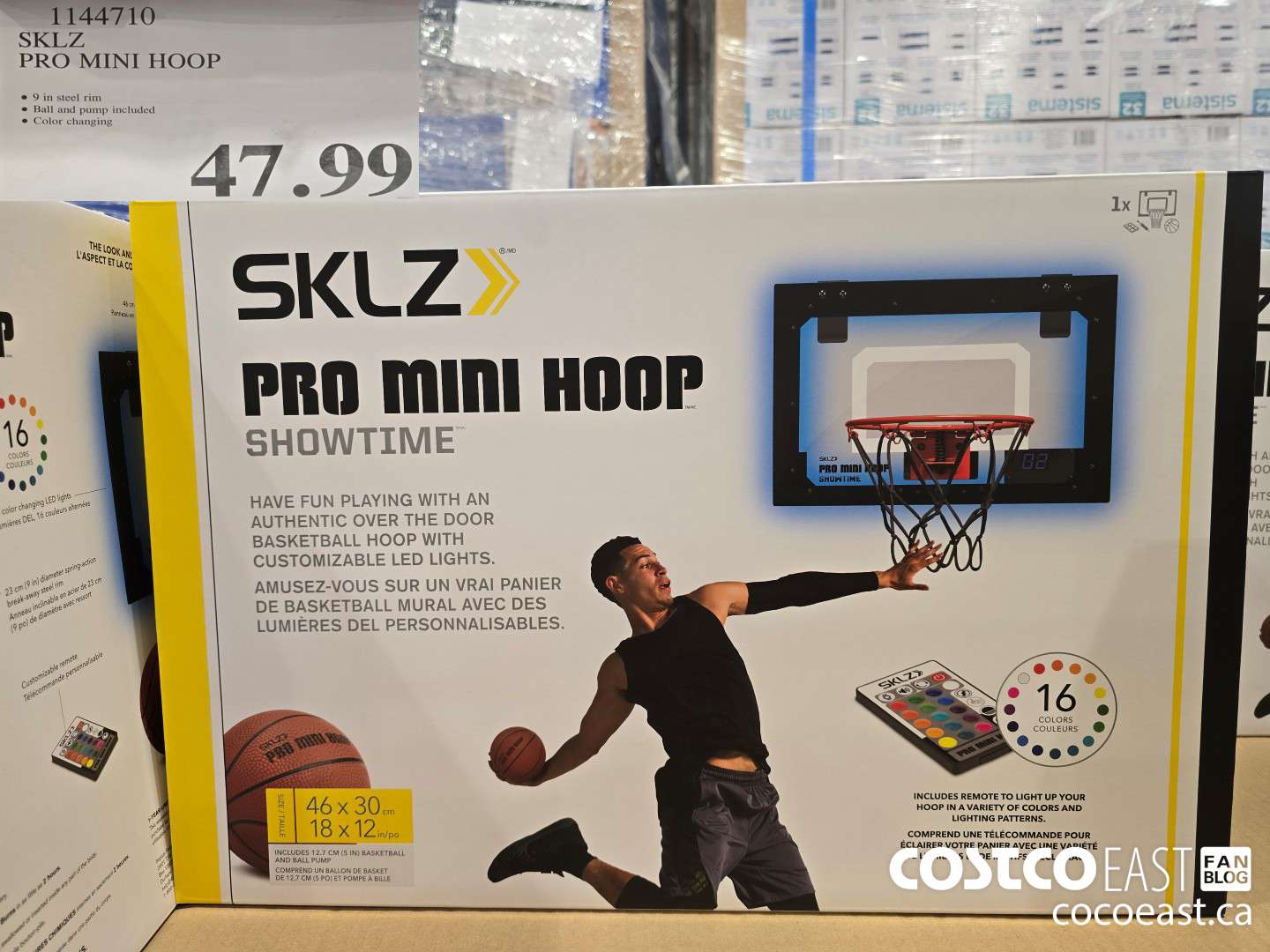 114410 SKLZ PRO MINI HOOP $47.99