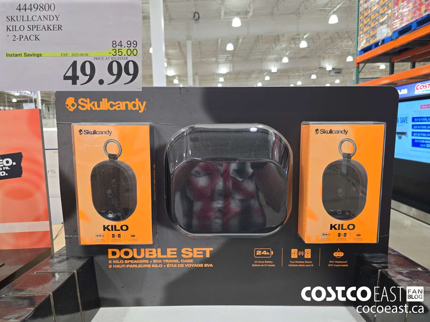 4449800 SKULLCANDY KILO SPEAKER 2-PACK ($35.00 INSTANT SAVINGS EXPIRES ON 2025-08-04) $49.99