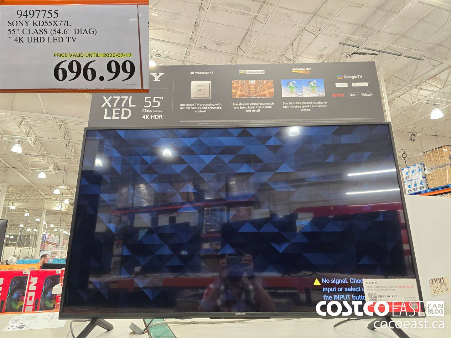 9497755 SONY KD55X77L 55