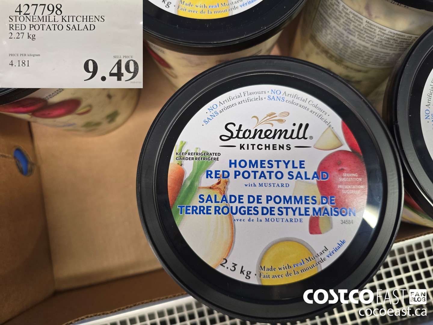 427798 STONEMILL KITCHENS RED POTATO SALAD 2.27 KG $9.49