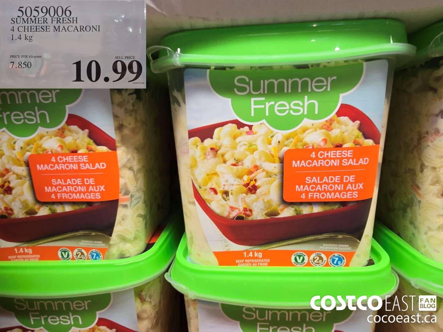 5059006 SUMMER FRESH 4 CHEESE MACARONI 1.4 kg $10.99