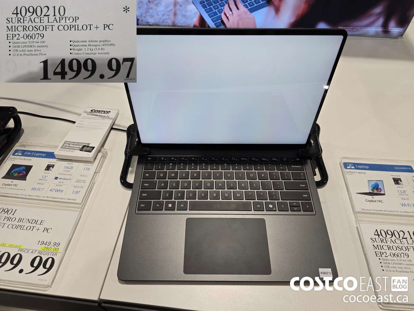 4090210 SURFACE LAPTOP MICROSOFT COPILOT + PC EP2-06079 $1499.97