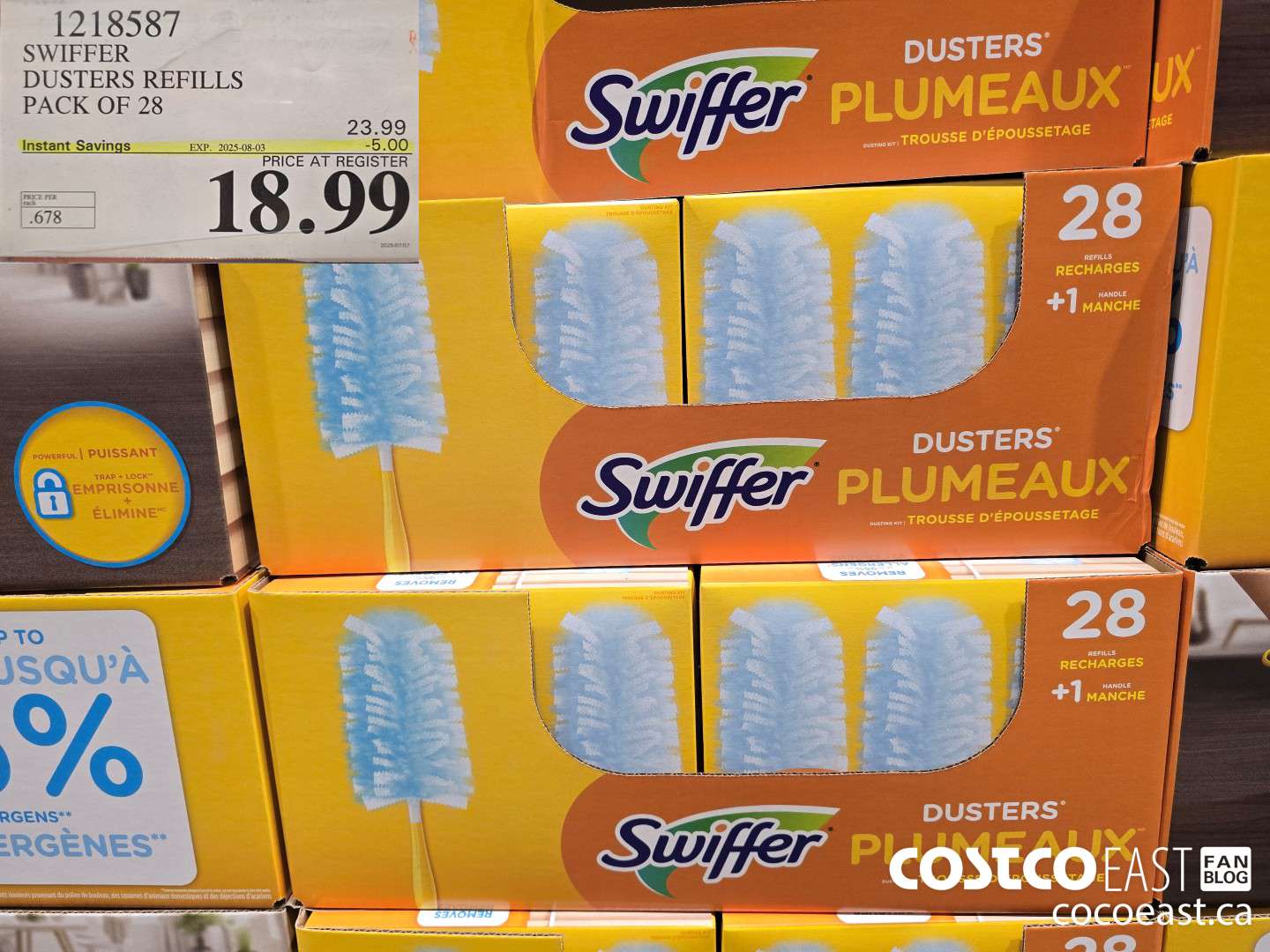 1218587 SWIFFER DUSTERS REFILLS PACK OF 28 ($5.00 INSTANT SAVINGS EXPIRES ON 2025-08-03) $18.99