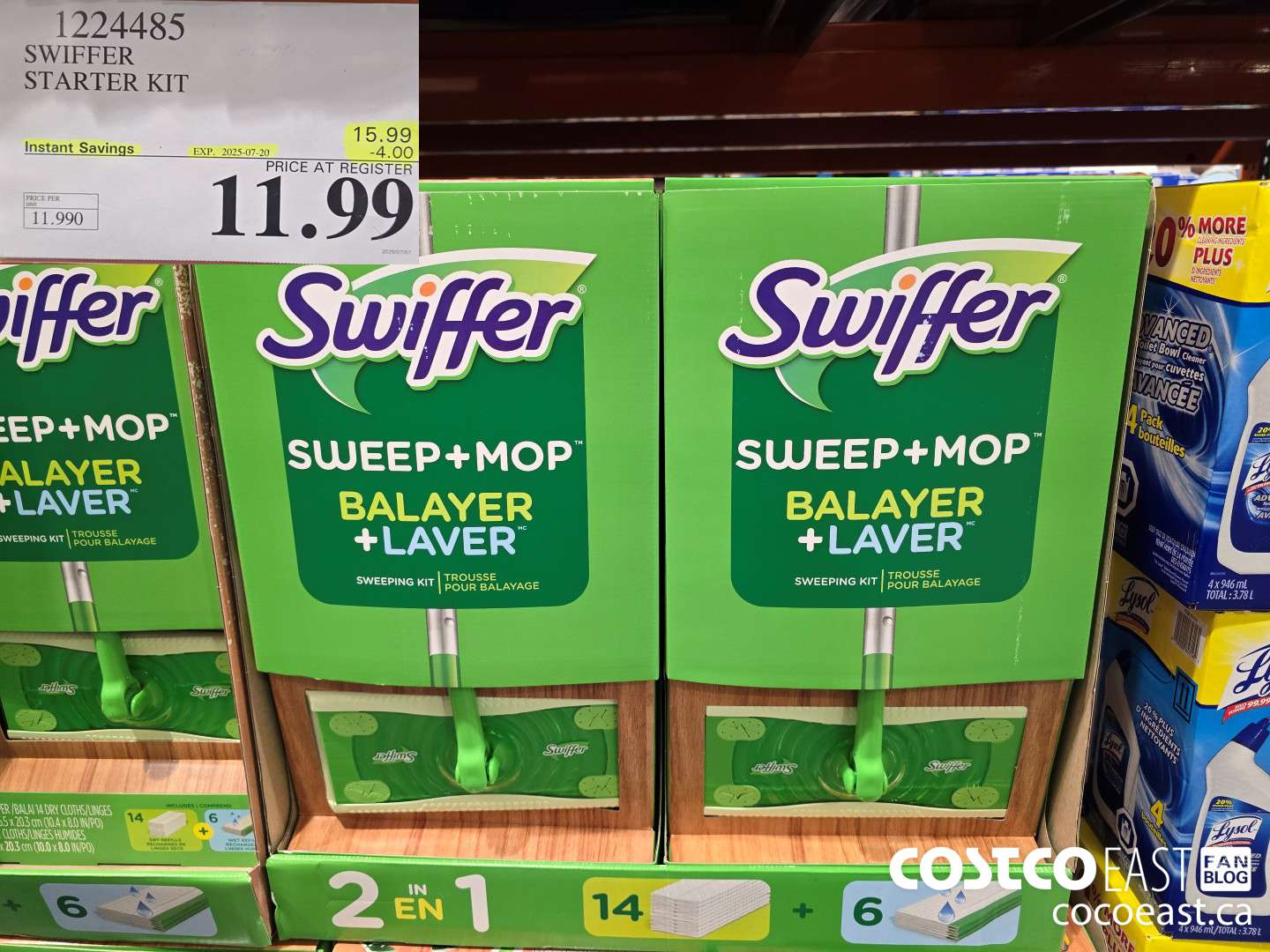 1224485 SWIFFER STARTER KIT ($4.00 INSTANT SAVINGS EXPIRES ON 2025-07-20) $11.99