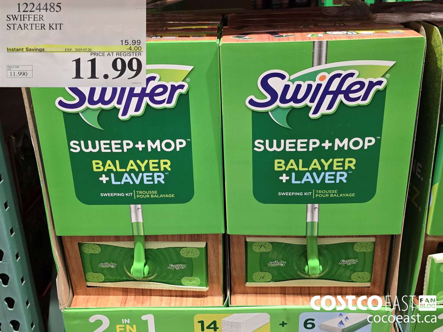 1224485 SWIFFER STARTER KIT ($4.00 INSTANT SAVINGS EXPIRES ON 2025-07-20) $11.99