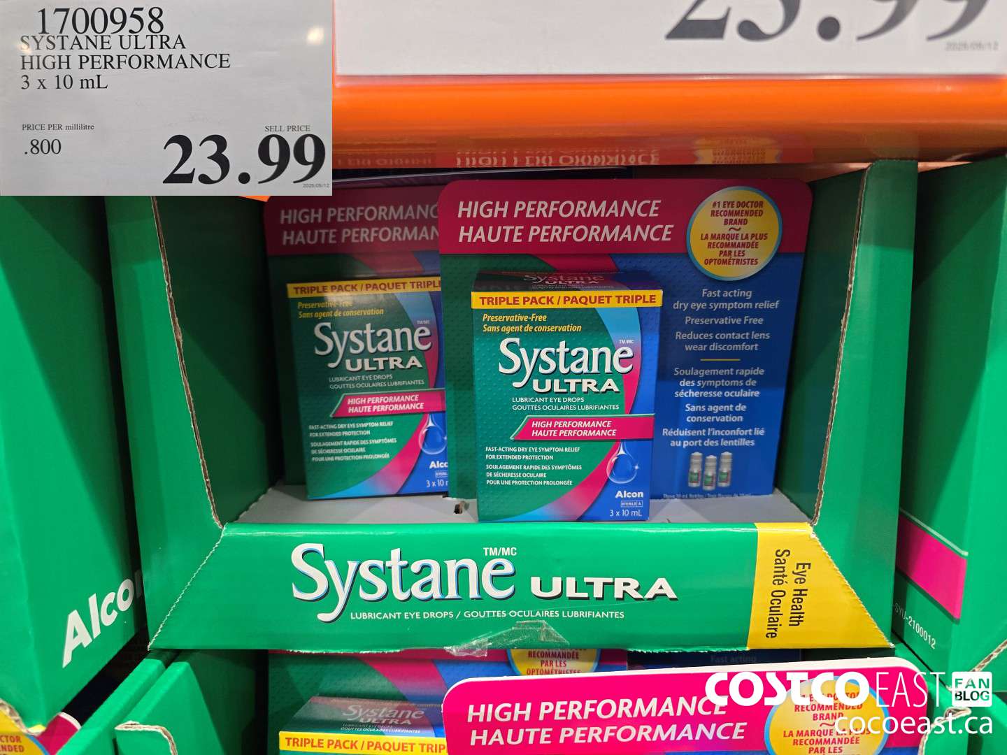 1700958 SYSTANE ULTRA PRESERVATIVE FREE 3 X 10 ML $23.99