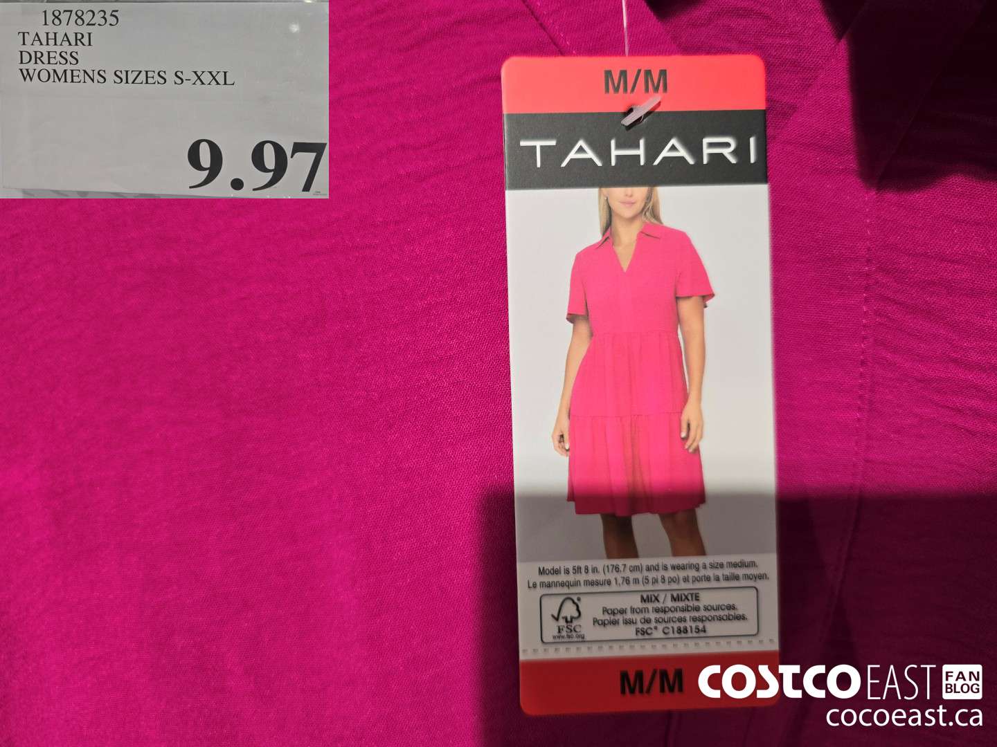 1878235 TAHARI DRESS WOMENS SIZES S-XXL $9.97