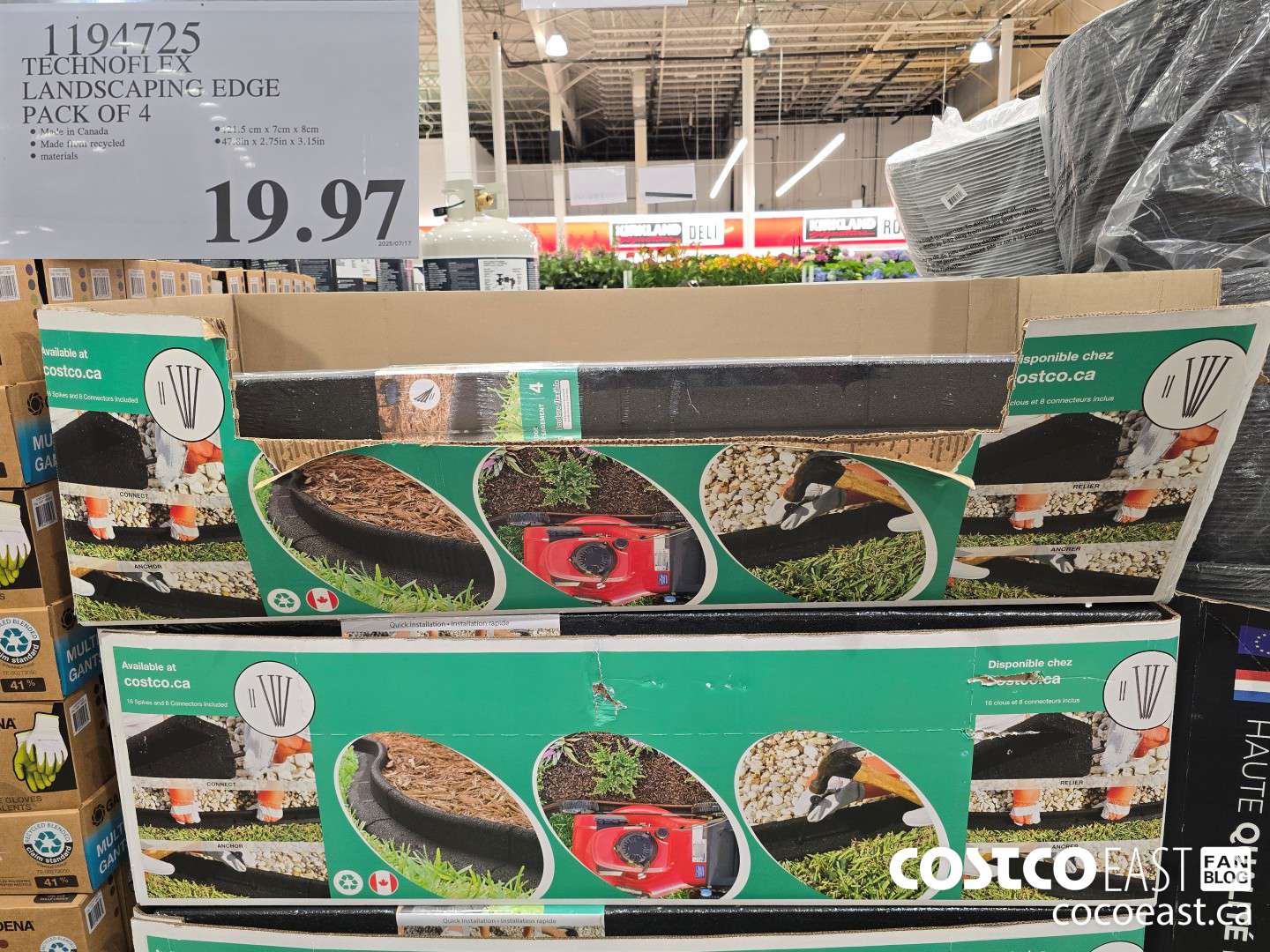 1194725 TECHNOFLEX LANDSCAPING EDGE PACK OF 4 $19.97