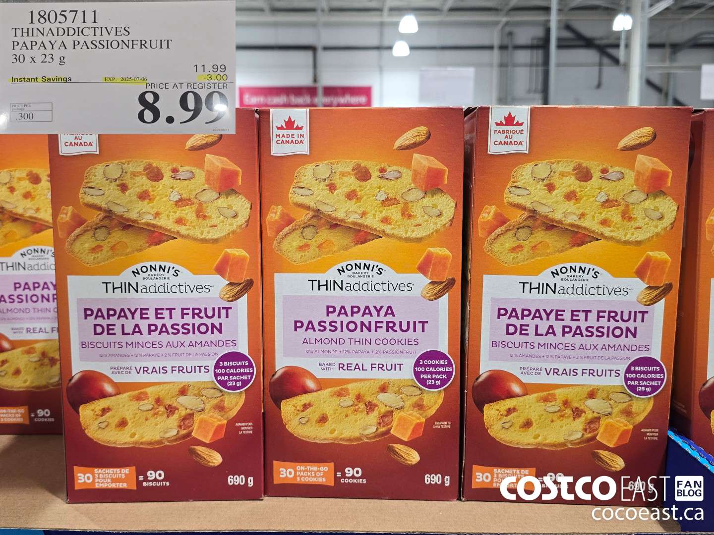 1805711 THINADDICTIVES PAPAYA PASSIONFRUIT 30 x 23 g ($3.00 INSTANT SAVINGS EXPIRES ON 2025-07-06) $8.99