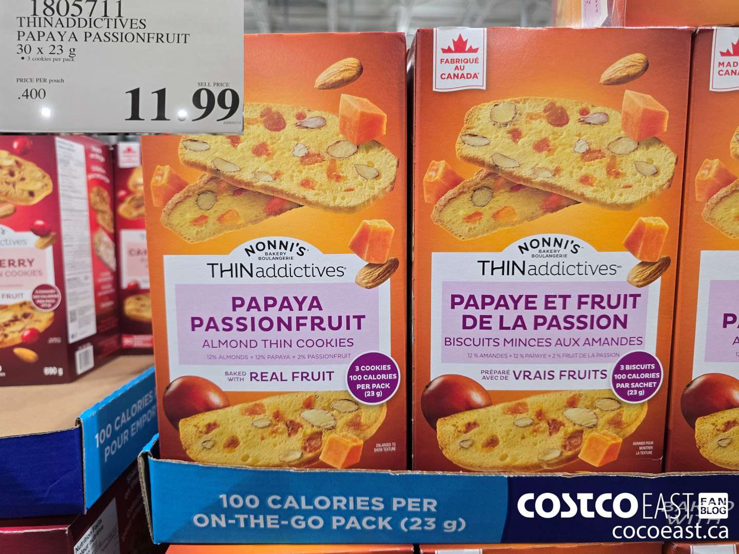 1805711 THINADDICTIVES PAPAYA PASSIONFRUIT 30 x 23 g $11.99