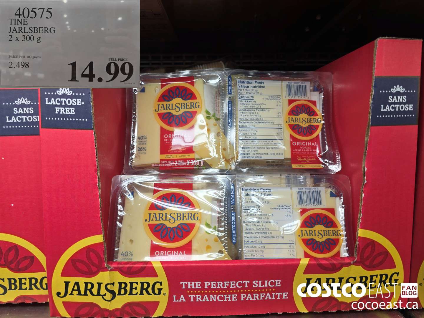 40575 TINE JARLSBERG 2 X 300 G $14.99