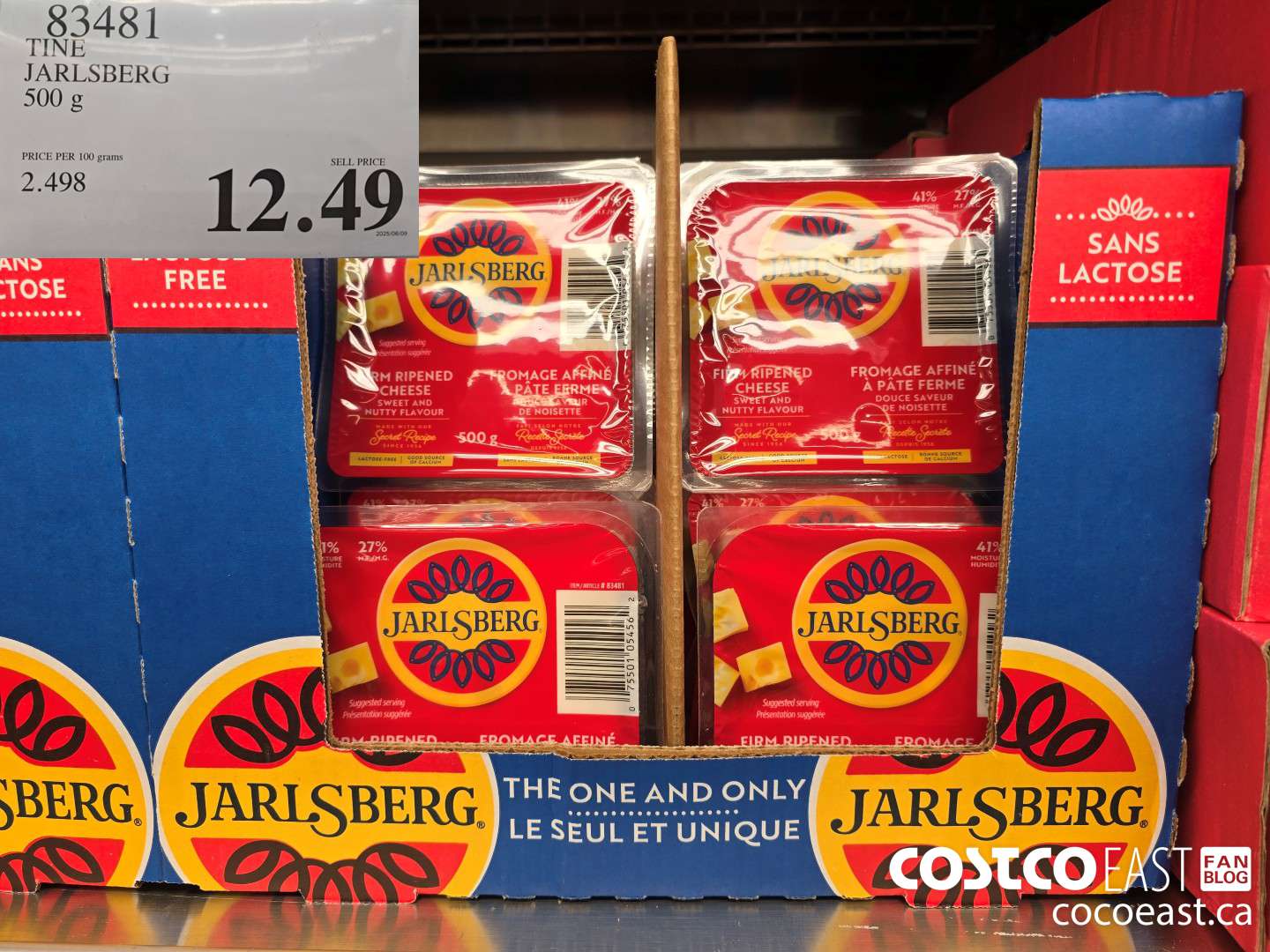 83481 TINE JARLSBERG 500G $12.49