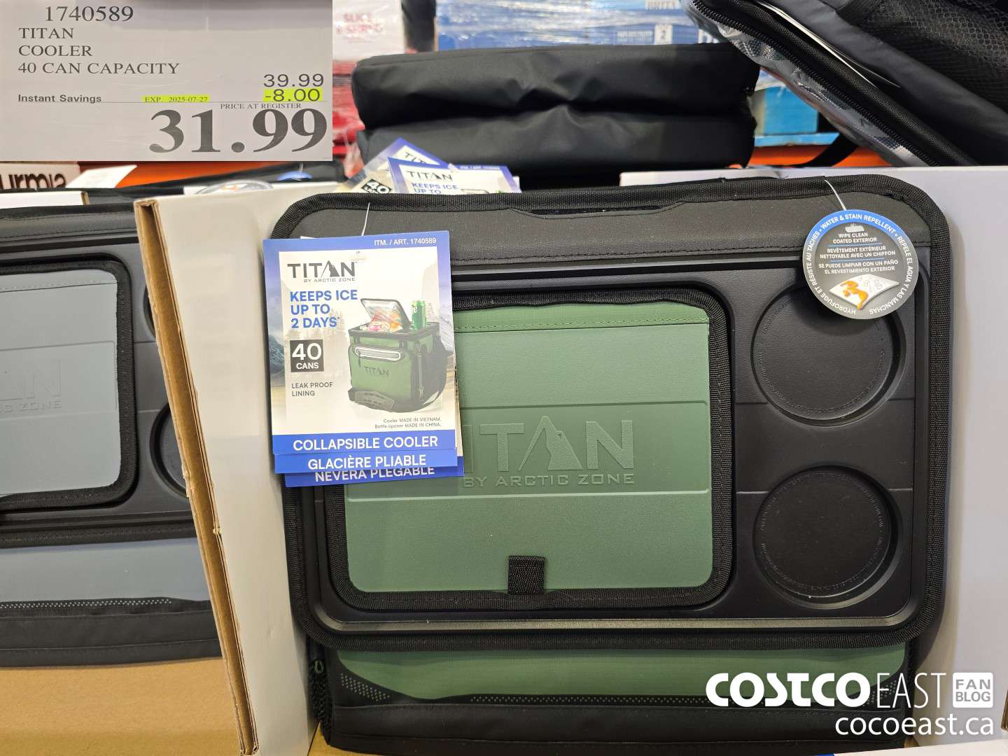 1740589 TITAN COOLER 40 CAN CAPACITY ($8.00 INSTANT SAVINGS EXPIRES ON 2025-07-27) $31.99