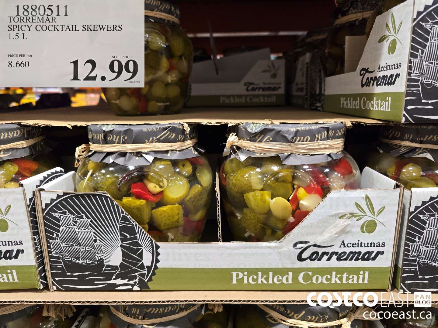 1880511 TORREMAR SPICY COCKTAIL SKEWERS 1.5 L $12.99