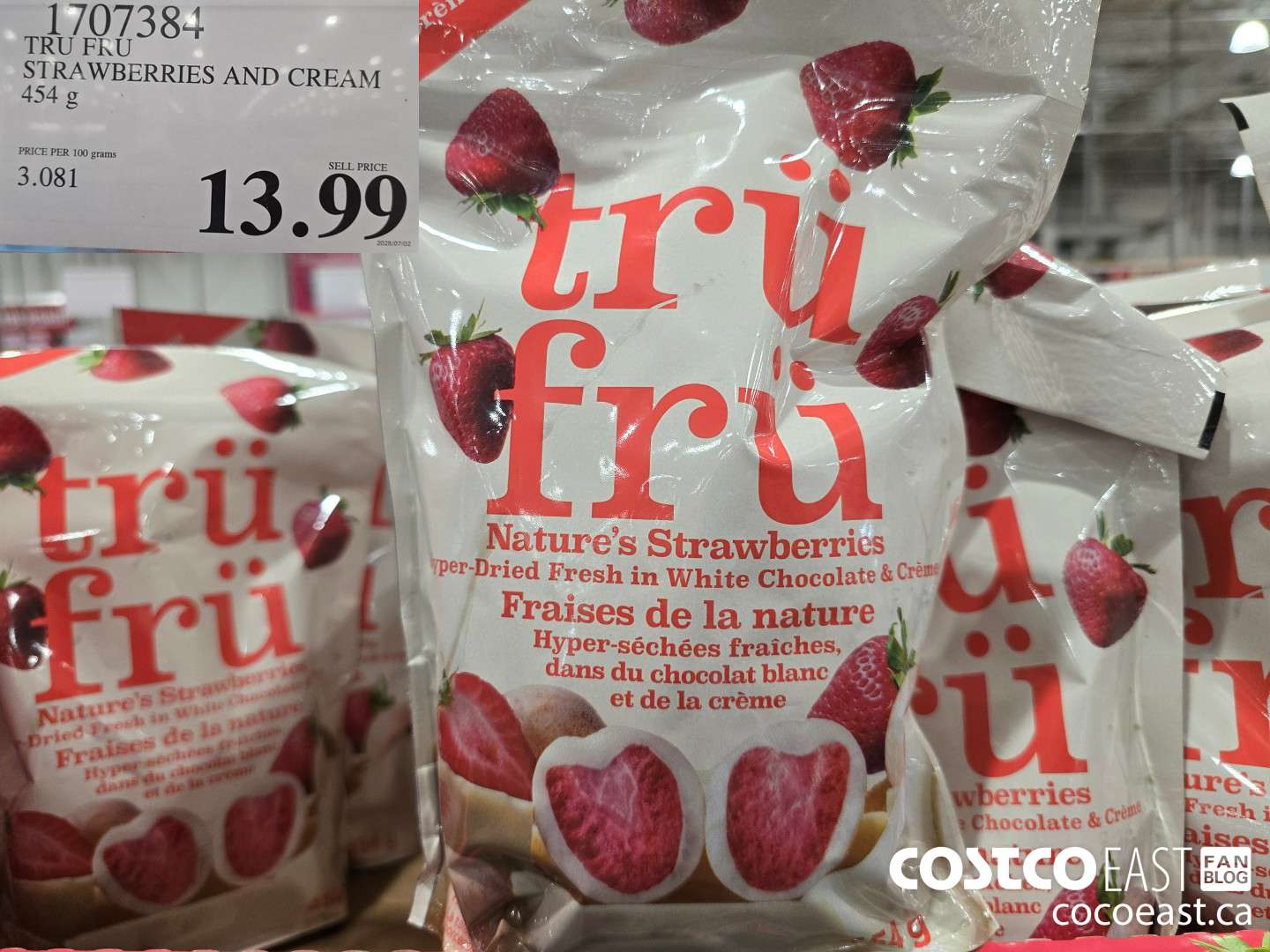 1707384 TRU FRU STRAWBERRIES AND CREAM 454 G $13.99