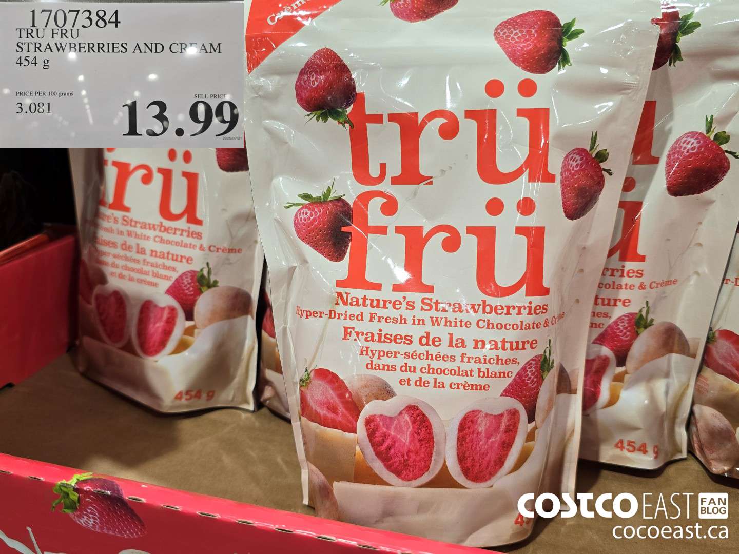 1707384 TRU FRU STRAWBERRIES AND CREAM 454 G $13.99