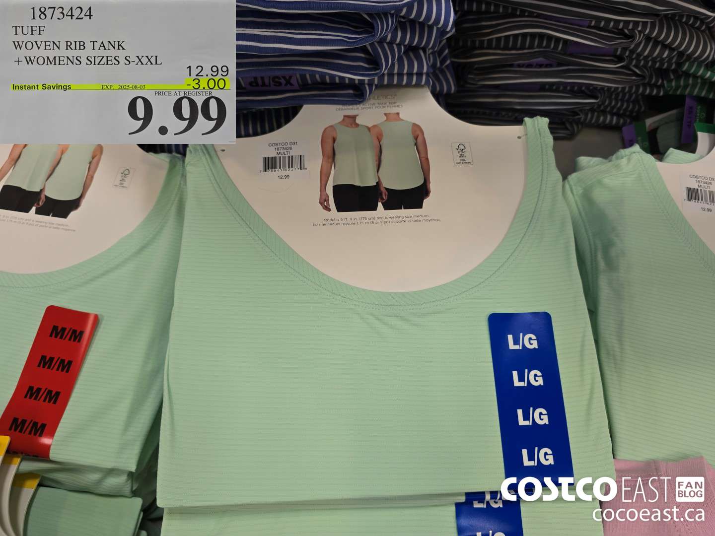 1873424 TUFF WOVEN RIB TANK + WOMENS SIZES S-XXL ($3.00 INSTANT SAVINGS EXPIRES ON 2025-08-03) $9.99