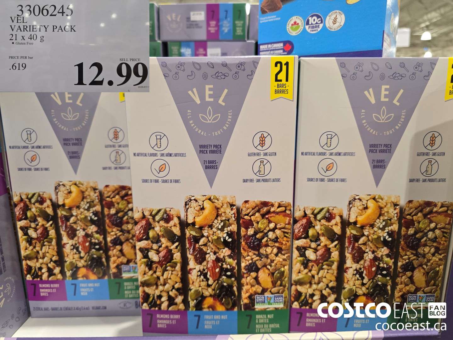 3306245 VEL VARIETY PACK 21 X 40 G $12.99