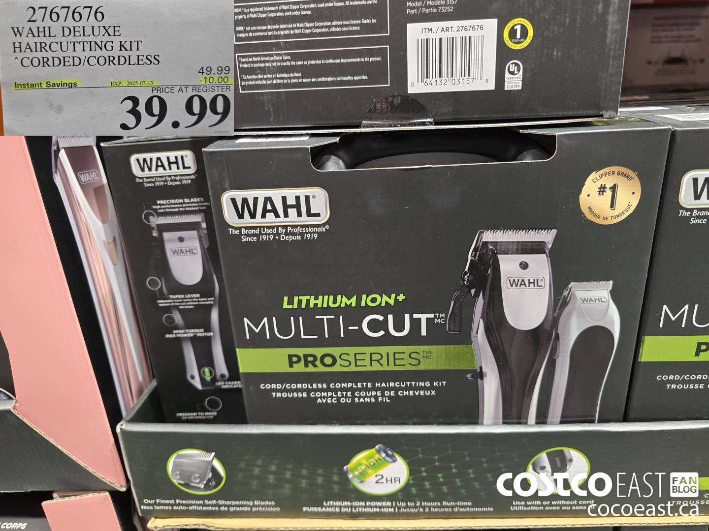 2767676 WAHL DELUXE HAIRCUTTING KIT CORDED/ CORDLESS ($10.00 INSTANT SAVINGS EXPIRES ON 2025-07-13) $39.99