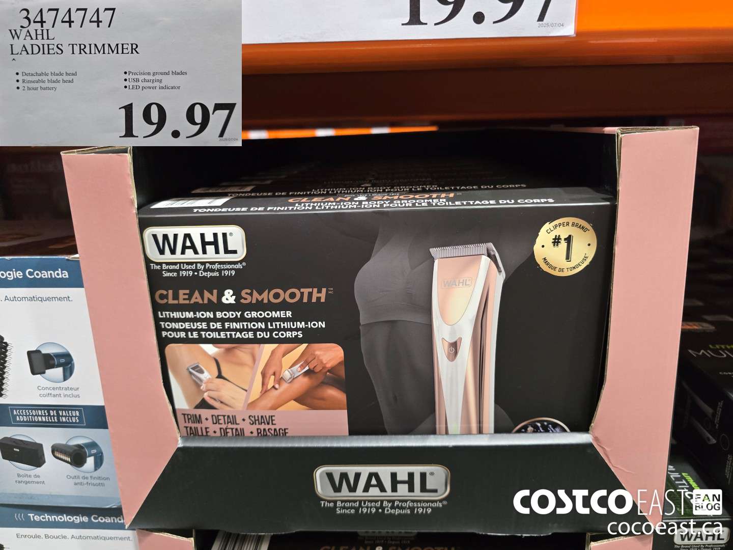 3474747 WAHL LADIES TRIMMER $19.97