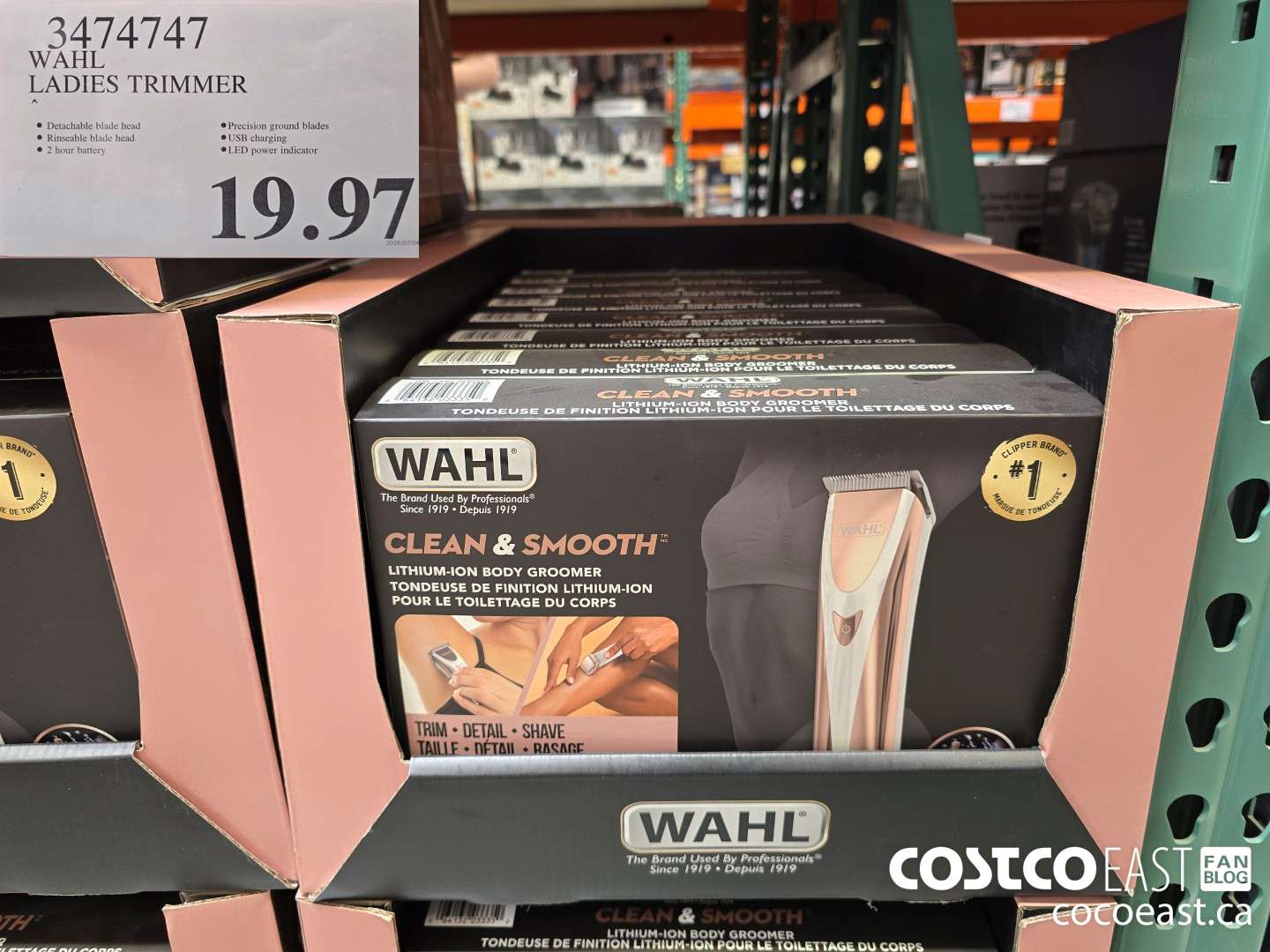 3474747 WAHL LADIES TRIMMER $19.97