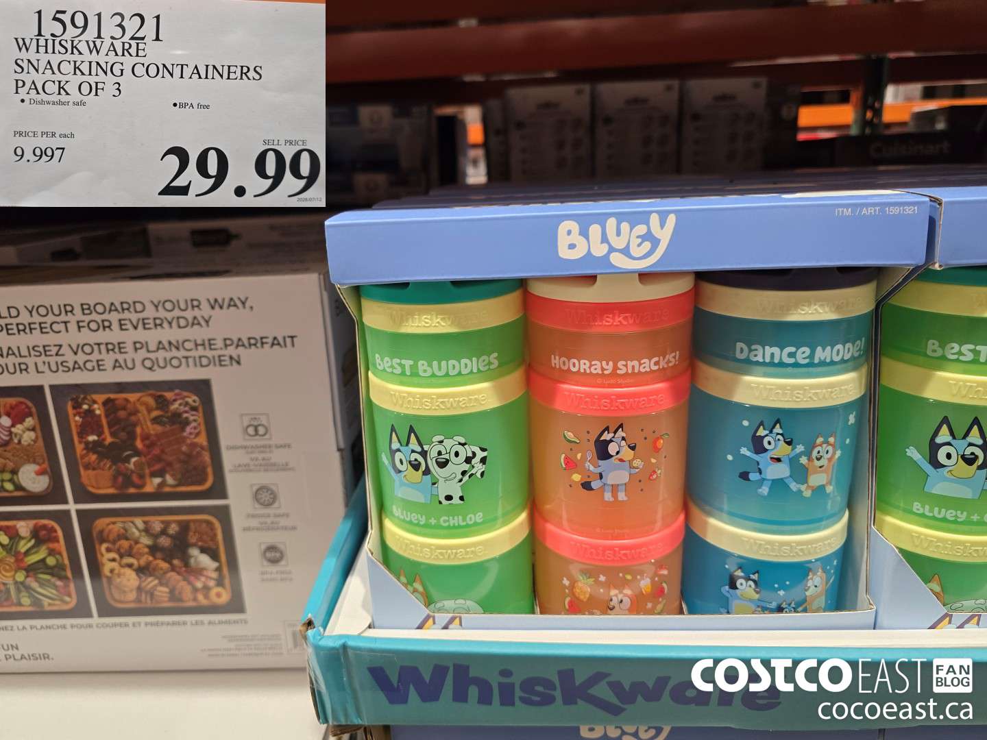 1591321 WHISKWARE SNACKING CONTAINERS PACK OF 3 $29.99