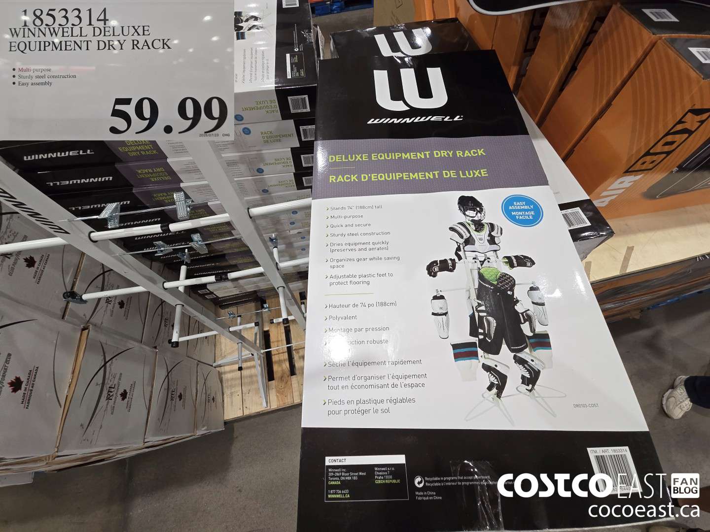 1853314 WINNWELL DELUXE EQUIPMENT DRY RACK $59.99