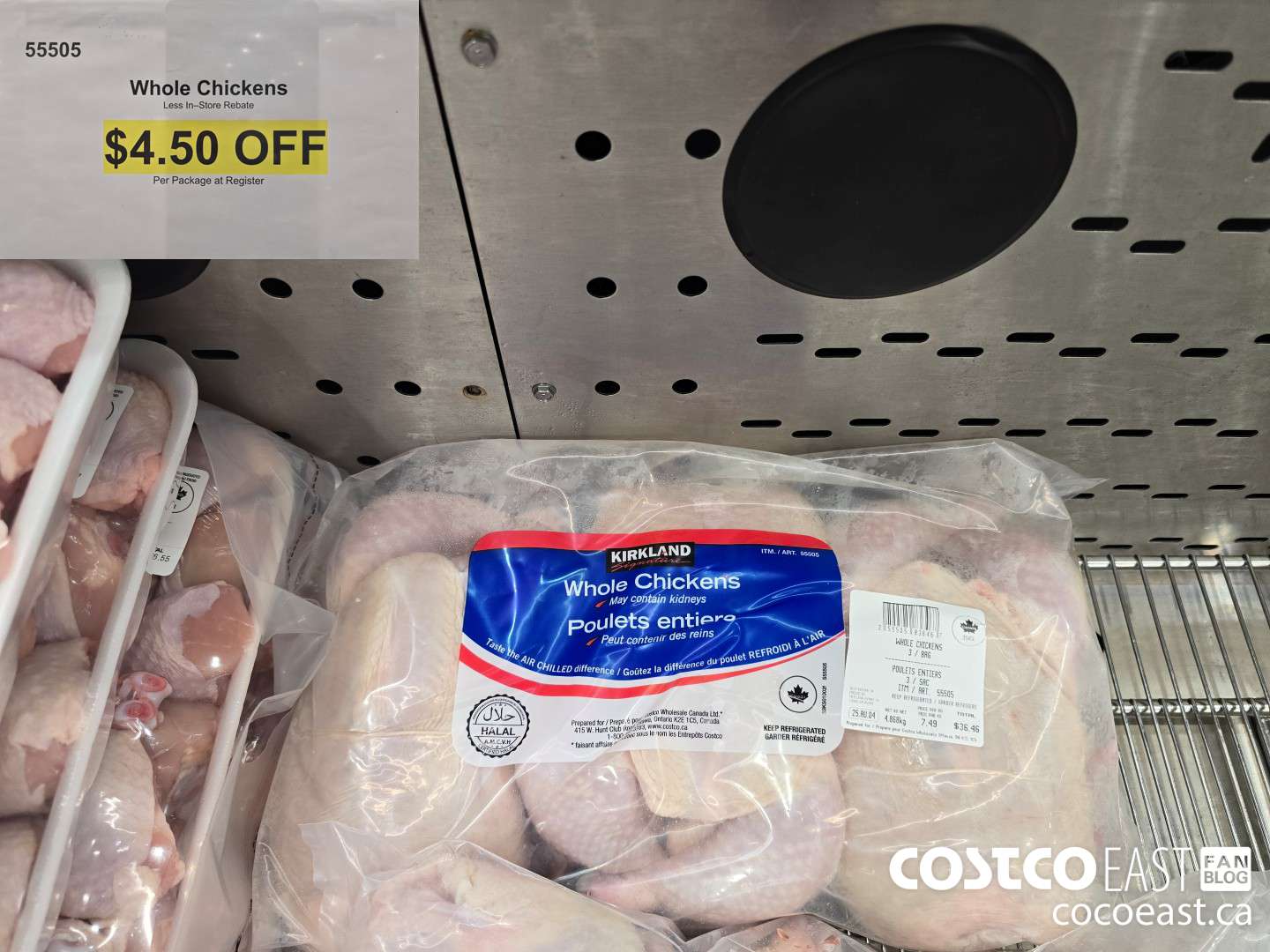 55505 Whole Chickens ($4.50 INSTANT SAVINGS)
