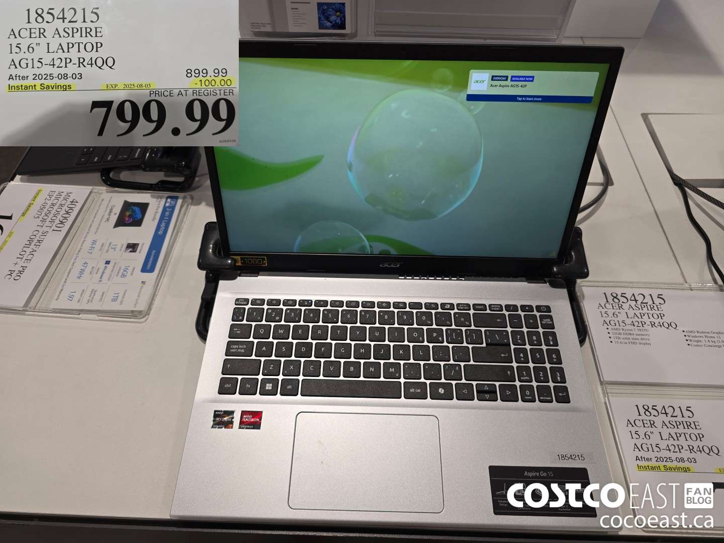 1854215 ACER ASPIRE 15.6