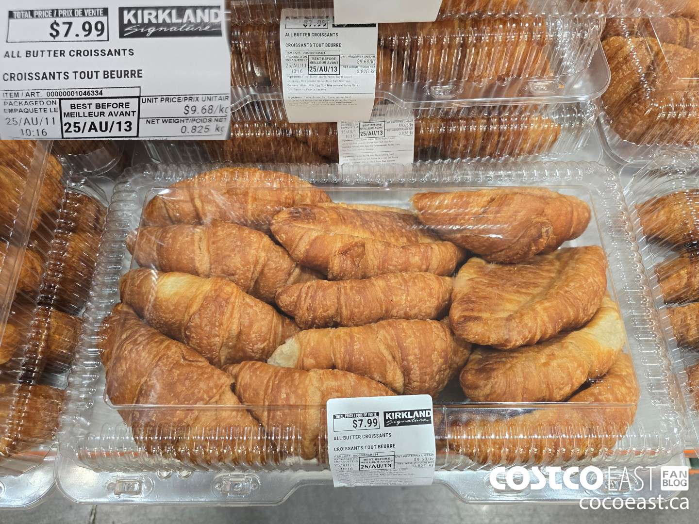 1046334 ALL BUTTER CROISSANTS $7.99