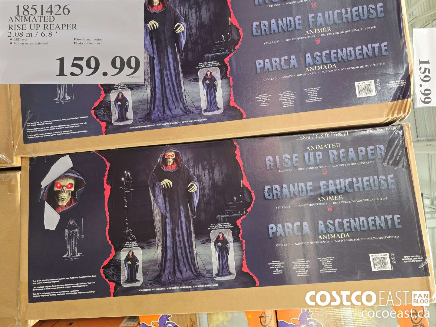 1851426 ANIMATED RISE UP REAPER 2.08 m / 6.8 ' $159.99