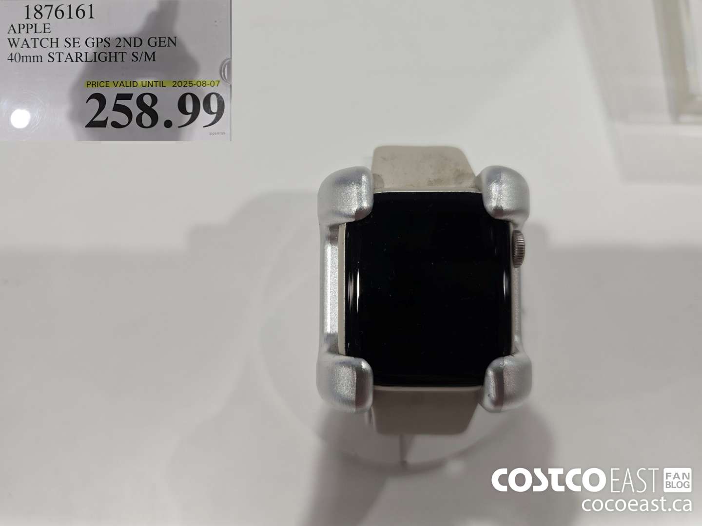 1876161 APPLE WATCH SE GPS 2ND GEN 40mm STARLIGHT S/M $258.99