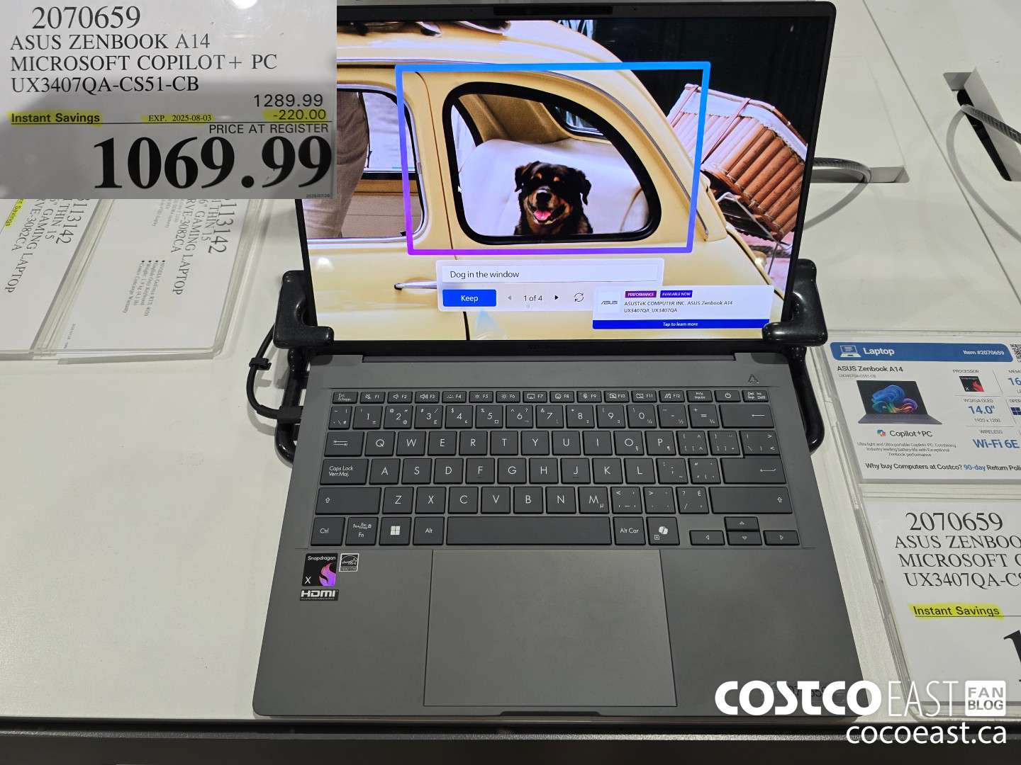 2070659 ASUS ZENBOOK A14 14.0