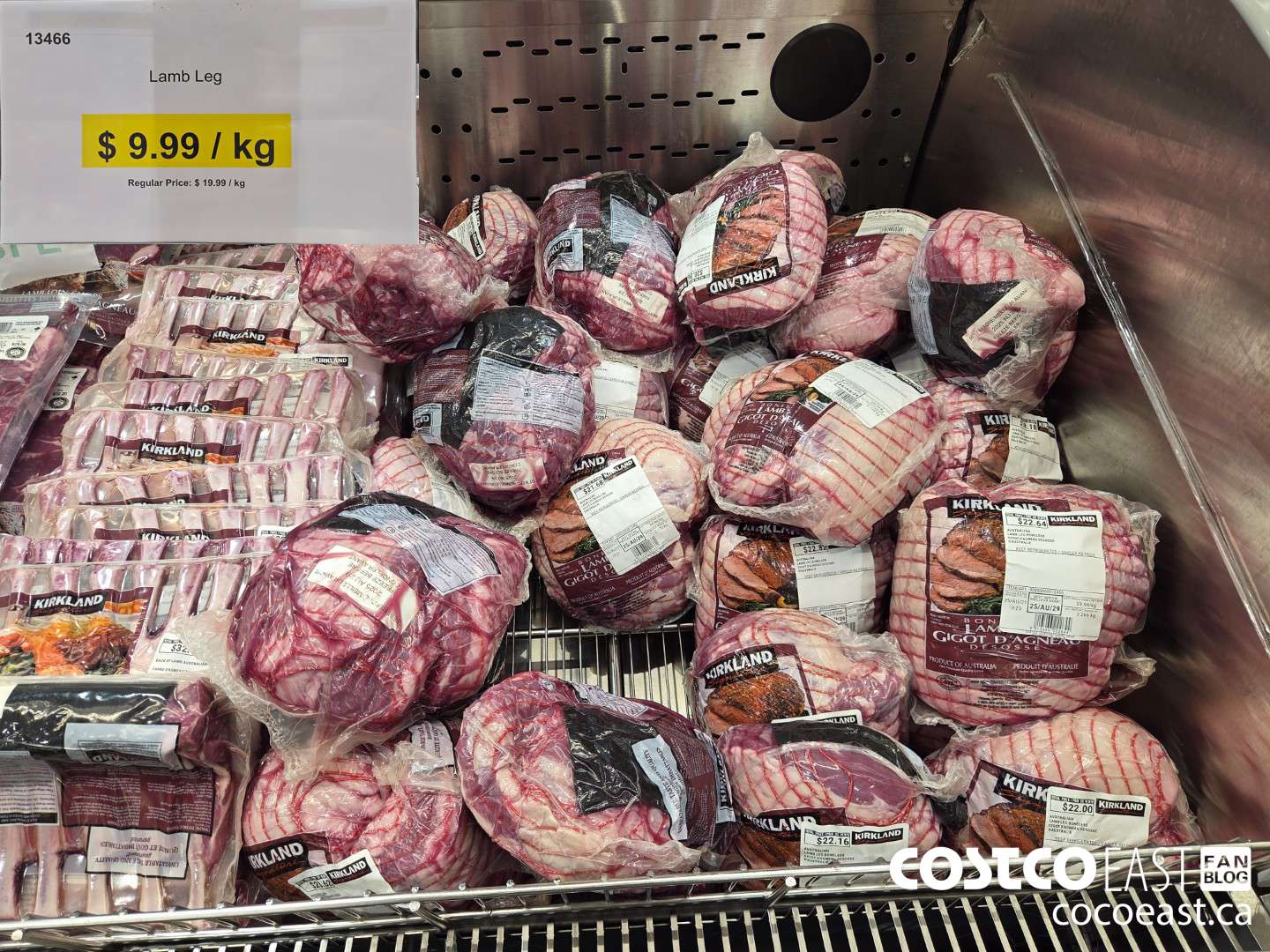 13466 AUSTRALIAN LAMB LEG BONELESS $9.99