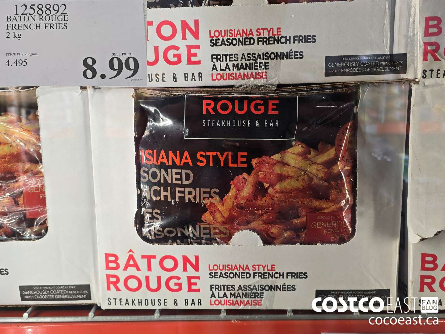 1258892 BATON ROUGE FRENCH FRIES 2KG $8.99