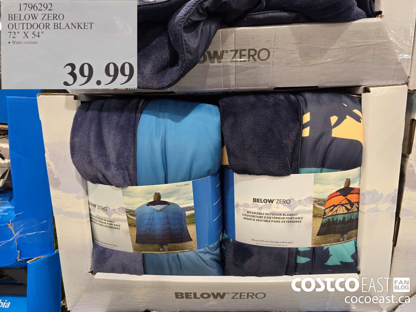 1796292 BELOW ZERON OUTDOOR BLANKET 72