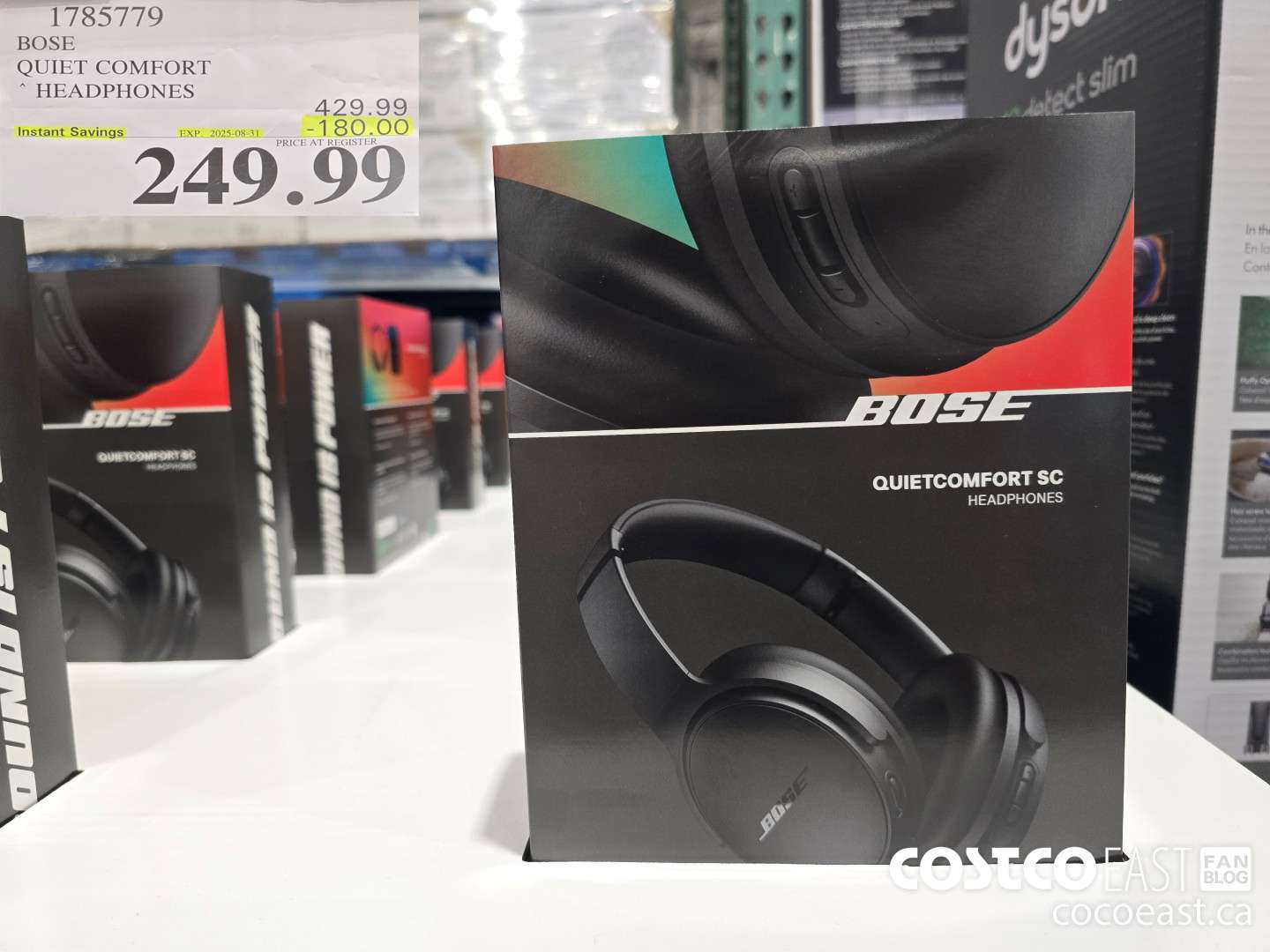 1785779 BOSE QUIET COMFORT HEADPHONES ($180.00 INSTANT SAVINGS EXPIRES ON 2025-08-31) $249.99