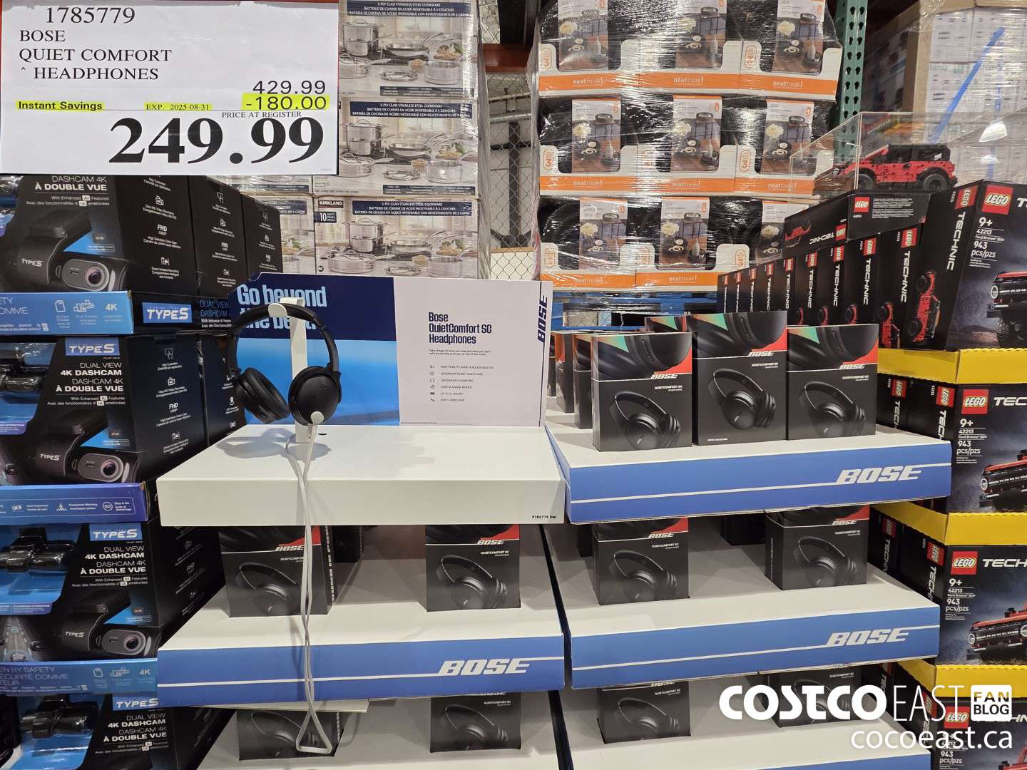 1785779 BOSE QUIET COMFORT HEADPHONES ($180.00 INSTANT SAVINGS EXPIRES ON 2025-08-31) $249.99