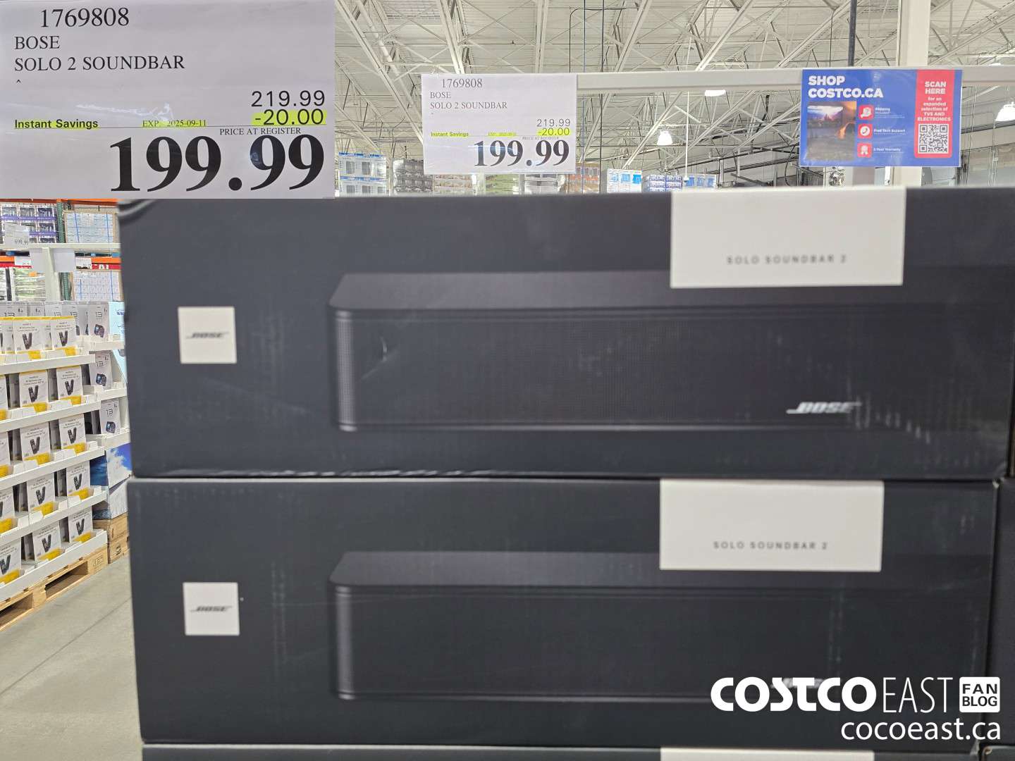 1769808 BOSE SOLO 2 SOUNDBAR ($20.00 INSTANT SAVINGS EXPIRES ON 2025-09-11) $199.99