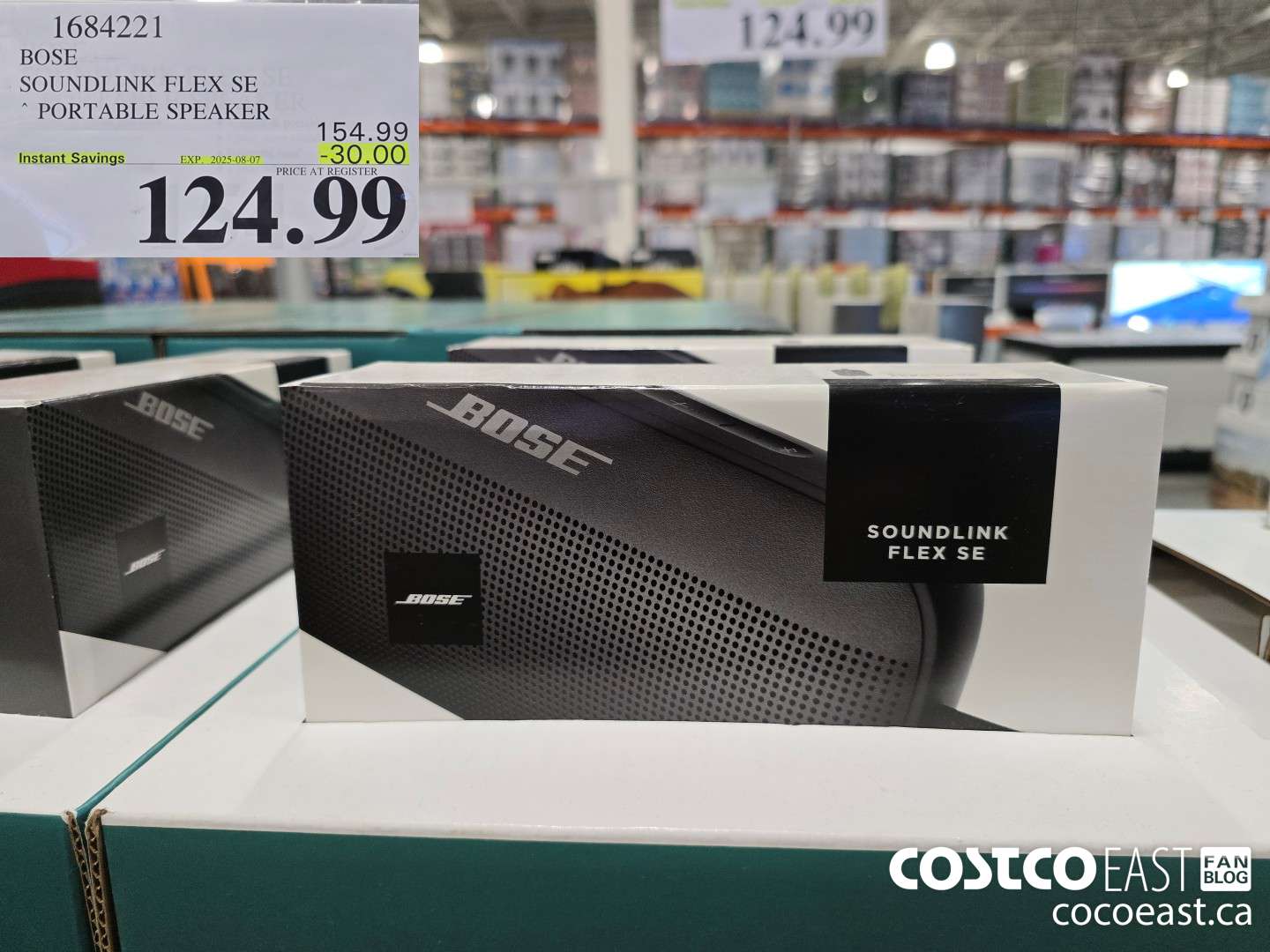 1684221 BOSE SOUNDLINK FLEX SE PORTABLE SPEAKER ($30.00 INSTANT SAVINGS EXPIRES ON 2025-08-07) $124.99